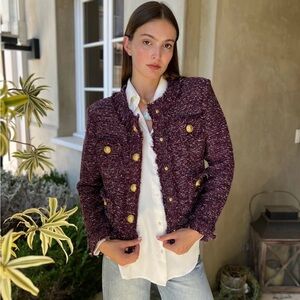 NWT Benaar LA Bethany Tweed Jacket